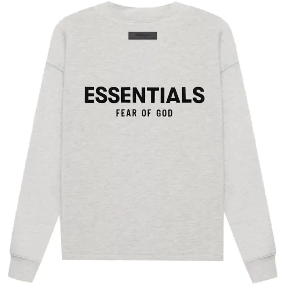 FEAR OF GOD ESSENTIALS Light Oatmeal Relaxed Sweatshirt Large